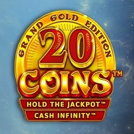 20 Coins Grand Gold Edition slot logo by Wazdan at Betista Casino