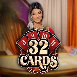 32 Cards by Ezugi, showcased at betissta.com – game logo