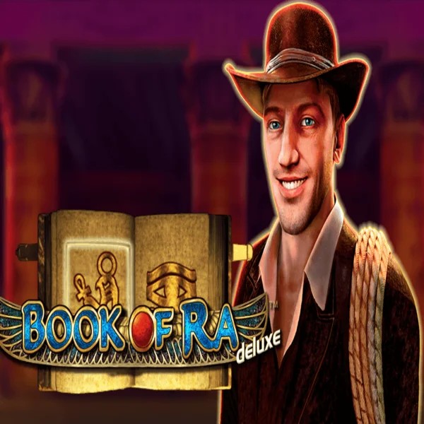 Book of Ra Deluxe by Novomatic, showcased at betissta.com – game logo