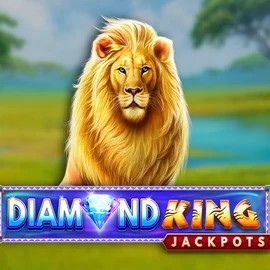 Diamond King Jackpots slot visual from SpinPlay Games available on betissta.com