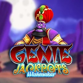 Genie Jackpots Wishmaker slot visual from Blueprint Gaming available on betissta.com