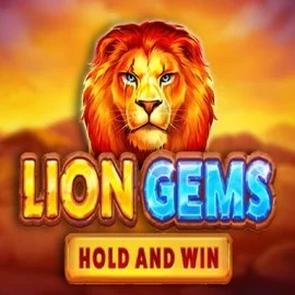 Lion Gems Hold and Win by Playson, showcased at betissta.com – game logo