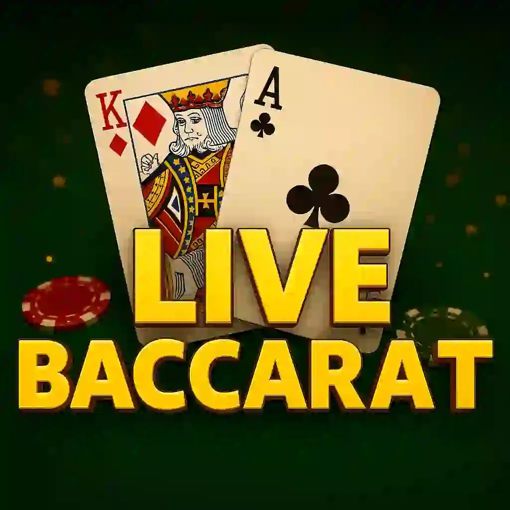 Live Baccarat casino game by Evolution – featured logo at Betista Casino
