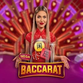 Mega Baccarat by Pragmatic Play, showcased at betissta.com – game logo