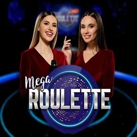 Mega Roulette slot logo by Pragmatic Play at Betista Casino