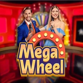 Mega Wheel slot logo by Pragmatic Play at Betista Casino