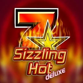Sizzling Hot Deluxe slot logo by Novomatic at Betista Casino