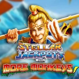 Stellar Jackpots with More Monkeys logo – Jackpots by Lightning Box Game at Betista Casino
